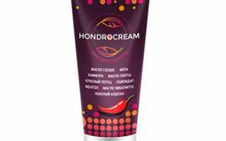 Hondrocream для лечения суставов