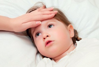 У девочки поднялась температура