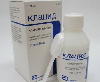 Баночка с лекарством и мерной ложкой